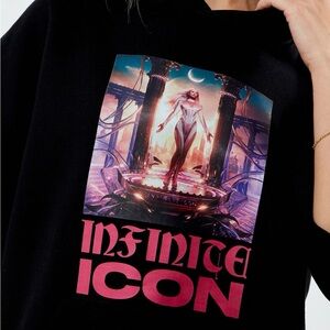 Paris Hilton Infinite Icon Graphic Hoodie